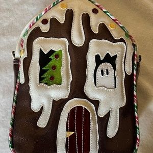 Love Pain and Stitches Gingerbread House Handcrafted Purse Bag LPS Ghost New